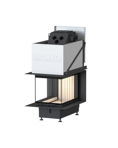 Камінна топка Brunner Panorama BKH 5.0 45-65-45-65 трьохстороння з гільйотиною