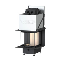 Камінна топка Brunner Panorama BKH 5.0 45/45/45/45 трьохстороння з гільйотиною