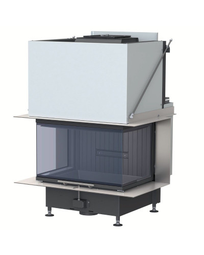 Камінна топка Brunner Panorama-kamin s-fire 42/42/66/42 трьохстороння з гільйотиною
