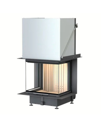 Камінна топка Brunner Panorama-kamin 57/40/60/40 трьохстороння з гільйотиною