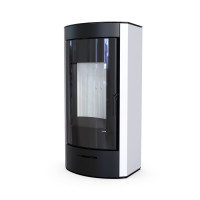 Стальна піч Defro Home ORTI біла