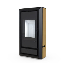 Стальна піч Defro Home IGNIS золота