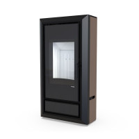 Стальна піч Defro Home IGNIS коричнева