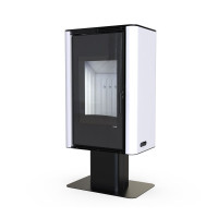 Стальна піч Defro Home SOLUM TOP біла