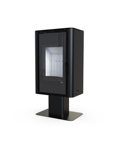 Стальна піч Defro Home SOLUM TOP чорна