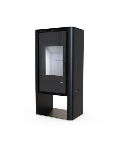 Стальна піч Defro Home SOLUM LOG чорна
