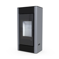 Стальна піч Defro Home SOLUM сіра