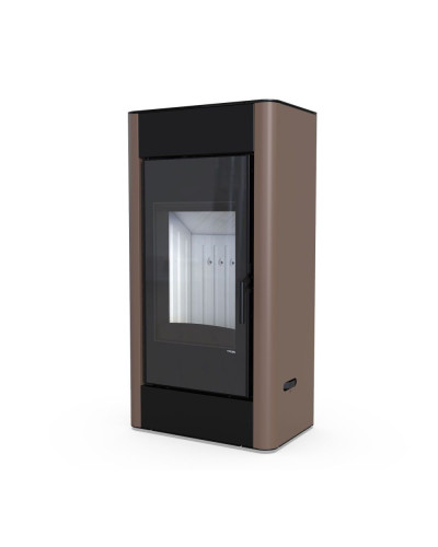 Стальна піч Defro Home SOLUM коричнева