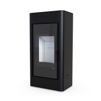 Стальна піч Defro Home SOLUM чорна