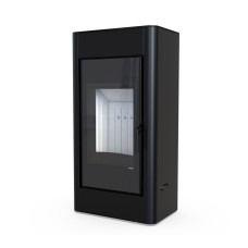 Стальна піч Defro Home SOLUM чорна
