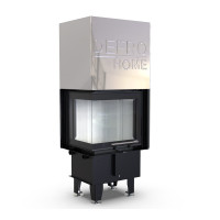 Камінна топка Defro Home INTRA XS Mini G кутова гільйотина 