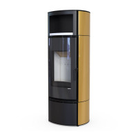 Стальна піч Defro Home ORBIOS EXTENTO H золота