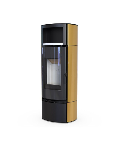 Стальна піч Defro Home ORBIOS EXTENTO H золота