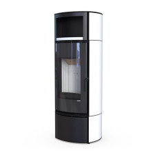 Стальна піч Defro Home ORBIOS EXTENTO H біла
