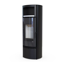 Стальна піч Defro Home ORBIOS EXTENTO H чорна