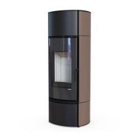 Стальна піч Defro Home ORBIOS EXTENTO F коричневий