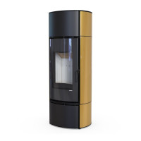 Стальна піч Defro Home ORBIOS EXTENTO F золота