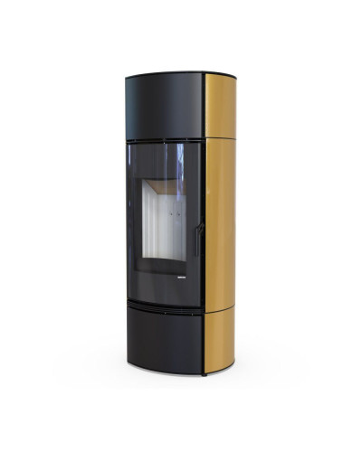 Стальна піч Defro Home ORBIOS EXTENTO F золота
