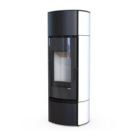 Стальна піч Defro Home ORBIOS EXTENTO F біла