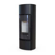 Стальна піч Defro Home ORBIOS EXTENTO F чорний