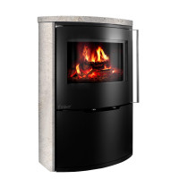 Стальна піч Ember Kamin O1 XL Kalkstein 