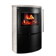 Стальна піч Ember Kamin O1 XL Kalkstein 