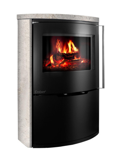 Стальна піч Ember Kamin O1 XL Kalkstein 