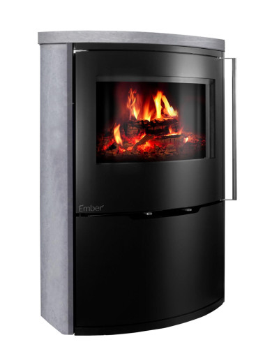 Стальна піч Ember Kamin O1 XL Serpantino