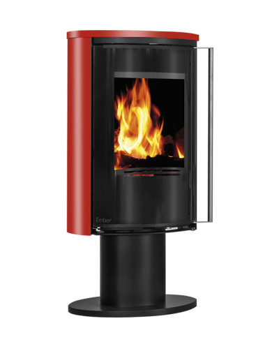Стальна піч Ember E16 VG Keramik червона