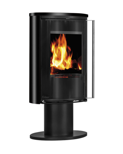 Стальна піч Ember E16 VG Keramik чорна