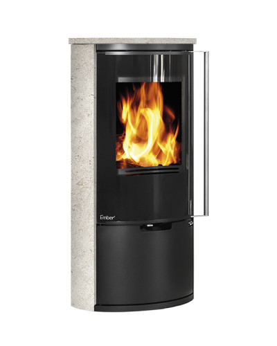 Стальна піч Ember E14 VG Kalkstein