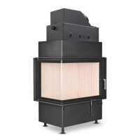 Камінна топка Hoxter ECKA 67/45/51W кутова з водяним контуром