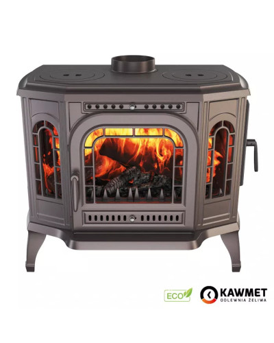 Чавунна піч-камін KAWMET P7 PB ECO (10,5 кВт)