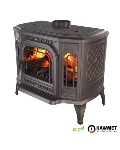 Чавунна піч-камін KAWMET P7 LB ECO (10,5 кВт)