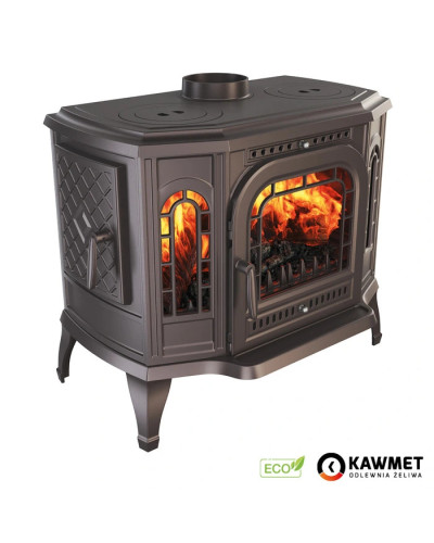 Чавунна піч-камін KAWMET P7 LB ECO (10,5 кВт)