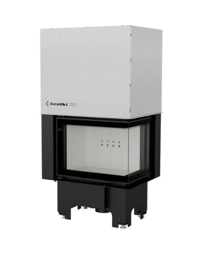 Камінна топка Kratki VN 610/430 кутова BS гільйотина