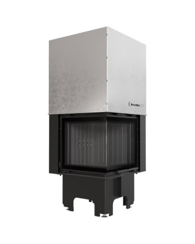 Камінна топка Kratki VN 480/480 кутова BS гільйотина