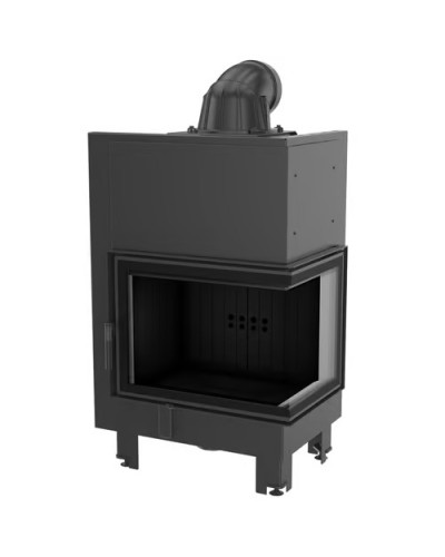 Камінна топка Kratki MBZ BS 13 кутова гнуте скло