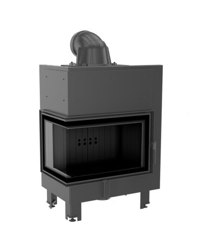 Камінна топка Kratki MBM BS 10 кутова гнуте скло
