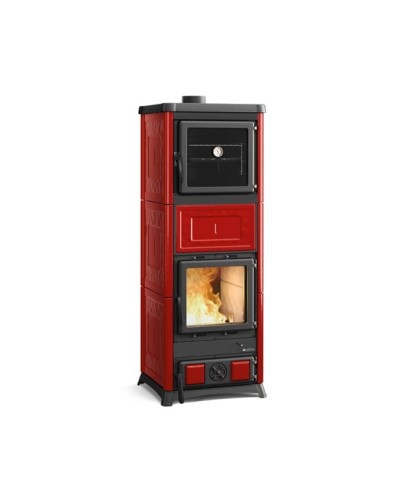 Піч-камін La Nordica NOVA FORNO червона