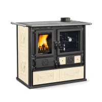 Опалювально-варильна піч La Nordica ROSA 5.0 CERAMICA кремова