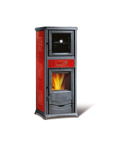 Піч-камін La Nordica ROSSELLA PLUS FORNO EVO червона