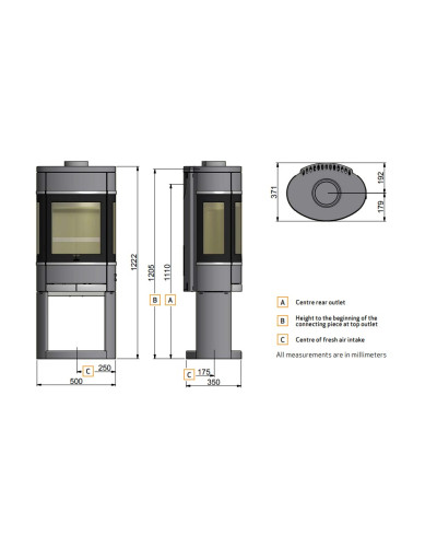 Стальна пічка Scan 68 - 11 BP Portal