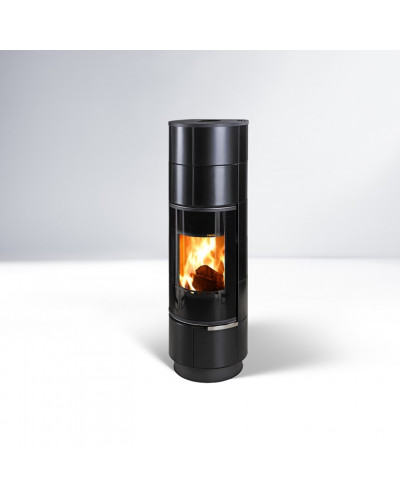 Сталева піч Thorma DELIA Ceramic PLUS чорна матова