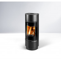 Сталева піч Thorma ATIKA Ceramic PLUS чорна глянцева