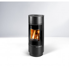 Сталева піч Thorma ATIKA Ceramic PLUS чорна глянцева