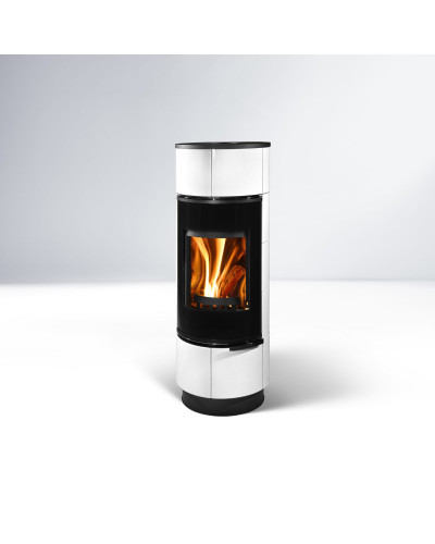 Сталева піч Thorma ATIKA Ceramic PLUS біла глянцева