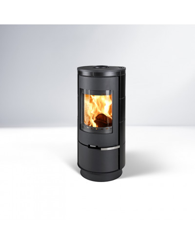 Сталева піч Thorma ANDORRA Ceramic STANDARD чорна глянцева