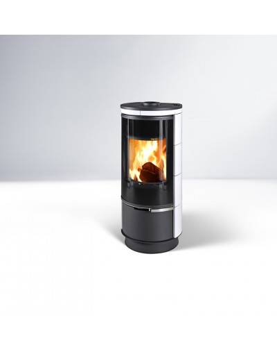 Сталева піч Thorma ANDORRA Ceramic PLUS біла глянцева