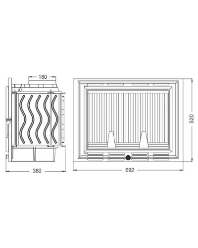 Камінна топка Uniflam 700 Kaseta PL